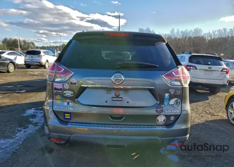 2016 Nissan Rogue S из США, поврежденный, VIN KNMAT2MV4GP641733